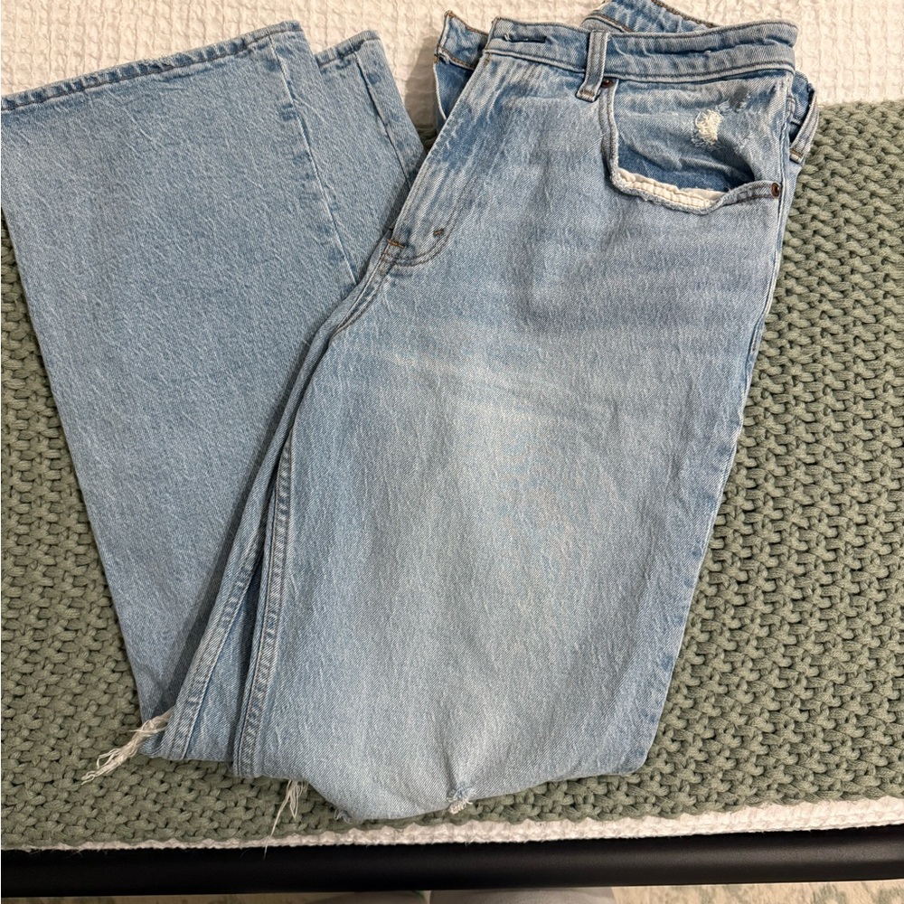 Abercrombie & Fitch Light Blue High Rise Jeans